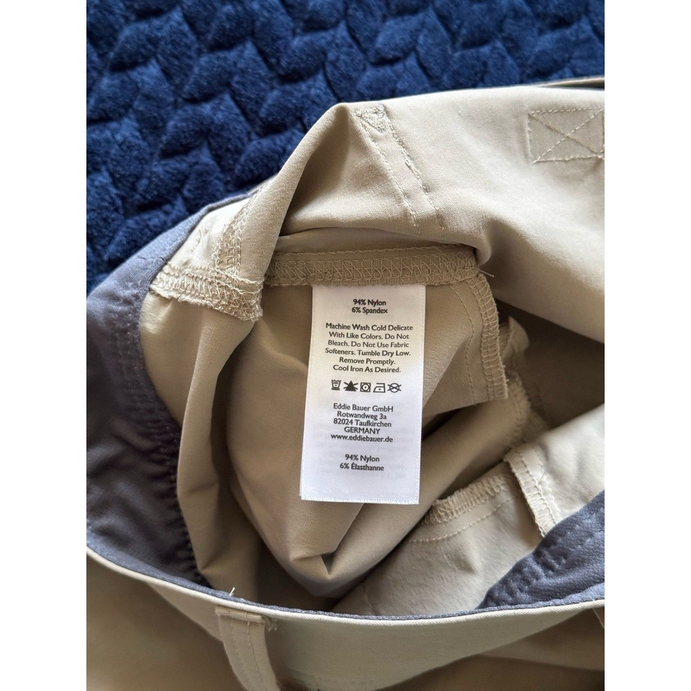 Eddie Bauer Men's‎ First Ascent Pants Biege Hiking Outdoor Size 38 - Picture 6 of 12